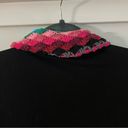 Double Zero  Ladies Sweater Crocheted Size L open front Photo 7