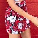 Krass&co Vintage Y2K G.A.S. . Black Red & White Floral Mini Skirt Photo 0