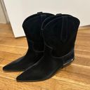 Oak + Fort Black Cowboy Boots NWOT Photo 4