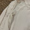 Mango - Ruffled satin blouse size 2 Photo 6