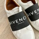 Givenchy Authentic  white leather black logo bandage sneakers 6.5 Photo 1