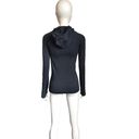 Lululemon  Black Textured Hooded Long Sleeve Top Photo 3