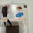 Fruit of the Loom Women’s XL 16-18  White Thermal Waffle Pants Photo 6