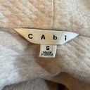 CAbi  size small  light tan diagonal zip sweatshirt - 3098 Photo 3