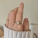 Vintage “Lavinia” Silver Adjustable Pearl Ring Whimsigoth Gothic Simple Classic White Photo 11