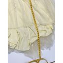 Amarra Lace Up Halter Fit & Flare Formal Dress Gown Embroidered Lace Yellow 2 Photo 11