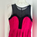 Parker  pink and black dress Photo 5