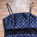 Tracy Reese Plenty by  • Nadia blue jacquard dress sheath strapless party Photo 5