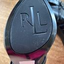 Ralph Lauren “Lorelei” Black Leather Stiletto With 2 Buckles Side  Size 7.5 B NW Photo 10