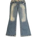 SO  Jeans Size 7 Juniors Denim Women Exposed Button Fly Coffee Wash Stretch 29X32 Photo 0