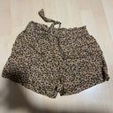 Aerie Cheetah Print Paperbag Shorts Photo 2