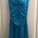 Speechless  Turquoise Halter Mini Dress Photo 0