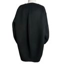 Vince  Reversible Two Face Wool-Cashmere Open Placket Coat black Sz M Photo 4