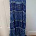 R. Vivimos Maxi Skirt Blue Photo 0