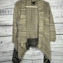 BCBGMAXAZRIA  Wool Blend Waterfall Open Front Cardigan Sweater M Photo 0