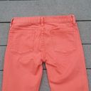  Stretch Size 26 Toothpick Jeans | J.Crew Coral Colored Jeans Style 77088 Photo 9