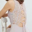 TFNC London Sz 6 Lacy Back Detail in Mink Photo 0