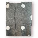 Coldwater Creek  POLKA DOT SWEATER GRAY WHITE CLASSIC PULLOVER SIZE PETITE MEDIUM Photo 1