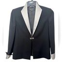 Kasper black & gray blazer jacket Photo 0