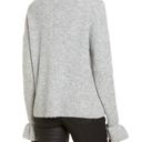 VERO MODA New  Ruffle Cuff Sweater Long Sleeve V-Neck Pullover Black Photo 18