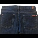 7 For All Mankind  DOJO Crop Dark Wash 29X20 Stretch Jean Summer Casual Photo 4