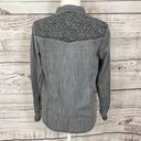 The Kooples  Gray Denim Button Down Shirt, EUC, Size Small, MSRP $228 Photo 8