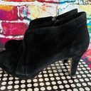 Clarks  KENTLY LAIRA SUEDE LEATHER PLATFORM BLACK ANKLE SIDE ZIP BOOTIES SIZE 9.5 Photo 2