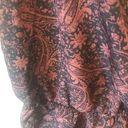 Nordstrom Three E Dark Purple Floral  Vintage Jumpsuit Romper Photo 4