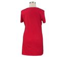 Tommy Hilfiger Classic Red Cotton Short Sleeve T-Shirt Dress Photo 7