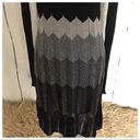 Laundry by Shelli Segal Laundry By Shelly Segal Metallic Chevron Dress Photo 6