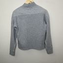 Under Armour  Womens Top Grey Double Knit Mock Neck Pullover Sweatshirt Size S Photo 3