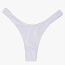 Relleciga Women's High Cut Thong Bikini Bottom Photo 3