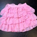 SheIn Pink Ruffle Skirt Photo 0