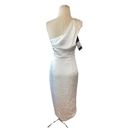 Elliatt  Cassini Midi Satin Dress in Ivory Photo 6