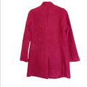 Banana Republic NWT  Knit Collarless Coat Wool Blend Red Photo 7