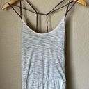 Deletta White Heathered Strappy Maxi Dress Photo 1