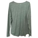 Gaiam Heather Green Long Sleeve Yoga Top Photo 4