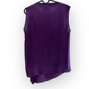 3.1 Phillip Lim 3.1 PHILIP LIM Silk Drape Cowl Neck Asymmetric purple wine sleeveless tank top 2 Photo 5