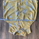 Christopher & Banks  Mustard Yellow and White Sleeveless Button Up Collar Photo 7