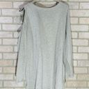 Lane Bryant  Lace Appliqué Light Gray Cold Shoulder Sweatshirt Size 22/24 Photo 10