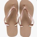 Havaianas 𝅺 slim flipflops brown size 39/40 Photo 0