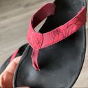 Olukai  Women’s Obama Flip Flop Sandal in Paradise Pink w/ Fabric Lining Size 10 Photo 2