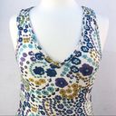 Modcloth  Womens Size Small sleeveless floral peplum retro tank Top Photo 6