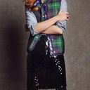 J. McLaughlin ‎ | Dark Green & Navy Plaid Reversible Down Vest Photo 6