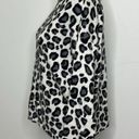 Tahari  size Large Mock neck knit sweater in Leopard Print Photo 5