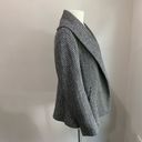 Anne Klein  Herringbone Virgin Wool Open Front Jacket Size 4 Photo 7