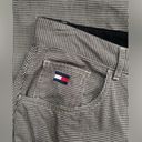 Tommy Hilfiger Vintage  houndstooth relaxed cotton logo pants, size 14 Photo 2