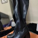 SheIn Vegan Leather High Platform Block Heel Boots  Photo 0