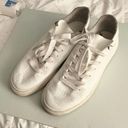 Sam Edelman  white leather sneakers poppy Photo 2