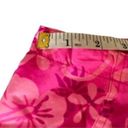 Vintage Y2k Swim Shorts Floral Tropical Flower Pattern Cover Up medium Pink Photo 6